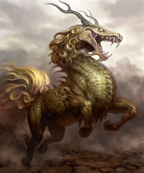 Card: Qilin | Mythical creatures list, Mythical creatures, Fantasy beasts