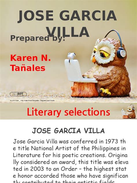 Jose Garcia Villa | PDF | Poetry