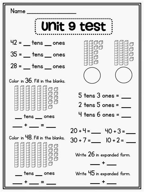 Expanded Form Worksheets First Grade - Worksheets Joy