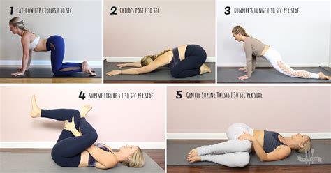 5 best yoga poses for lower back pain/hips