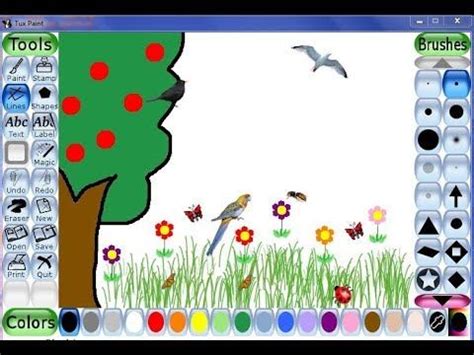 Tux stamp tools tutorial videos | Tux paint, Tutorial, Stamp