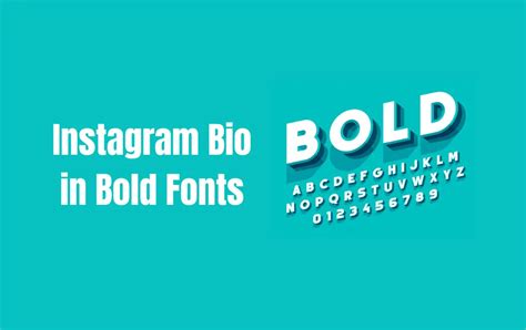 Best Instagram Bio in Bold Fonts | Bold and Custom Fonts for Instagram Bio