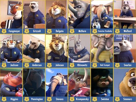 ZPD Officers : zootopia