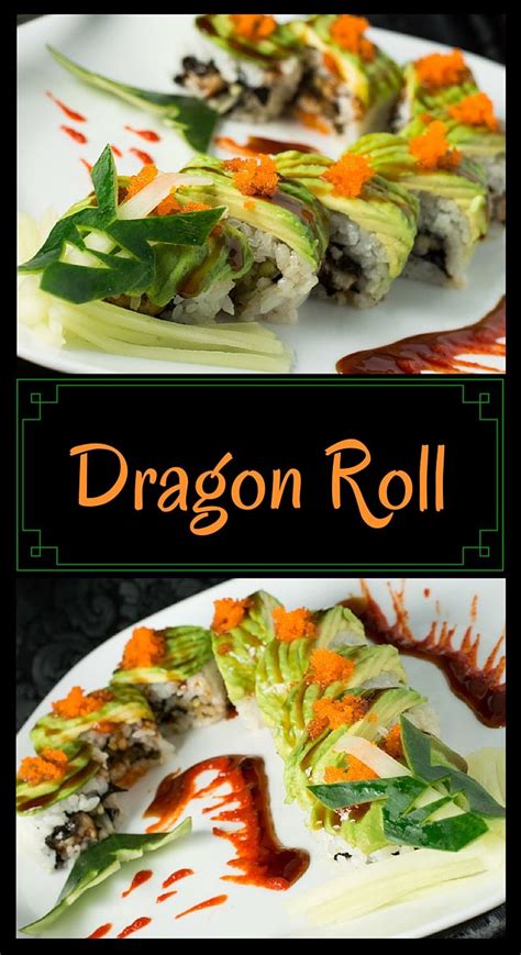 Dragon Roll | Recipe | Dragon roll, Sashimi recipe, Recipes