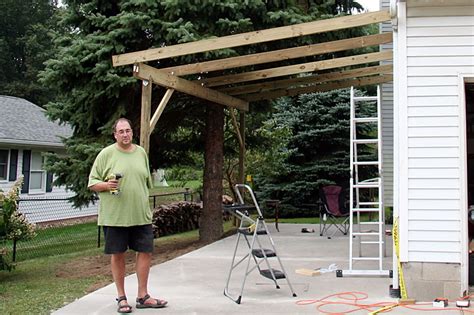 Woodwork Attached Carport Construction PDF Plans