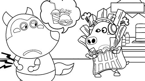 Wolfoo Coloring Pages - Free Printable Coloring Pages