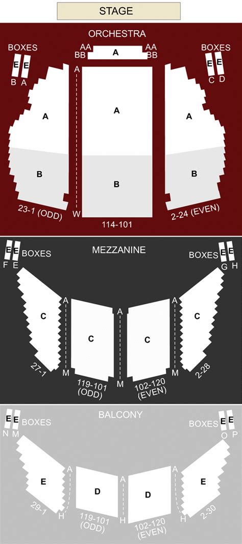 Emerson Colonial Theater, Boston, MA - Seating Chart & Stage - Boston ...