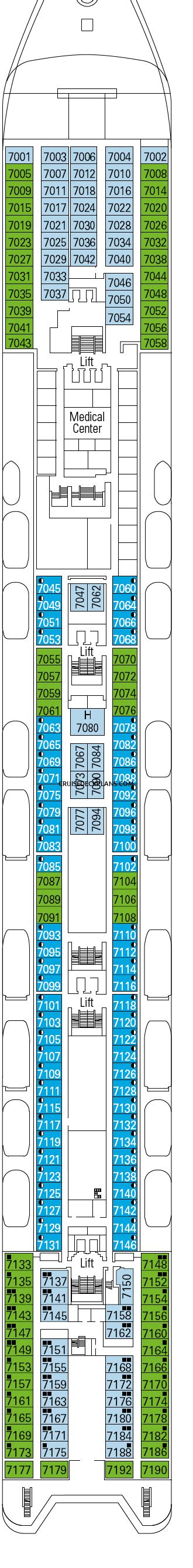 Msc Sinfonia Deck Plan