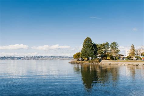 Kirkland, Washington, USA. February 2020. the Waterfront of Lake ...