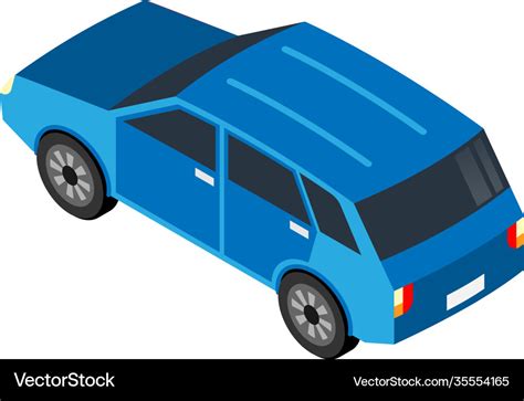 Isometric car Royalty Free Vector Image - VectorStock