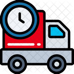 On-time Delivery Icon of Colored Outline style - Available in SVG, PNG ...