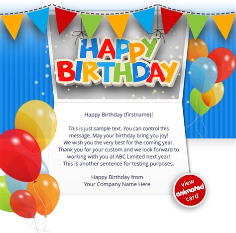 10 Happy Birthday Email Template - Free Graphic Design Templates