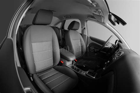 Interior of a Modern Car in Grey Colors Stock Photo - Image of modern ...