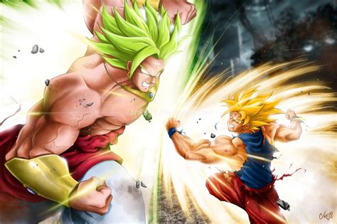 Goku vs Broly Wallpapers - Top Free Goku vs Broly Backgrounds ...