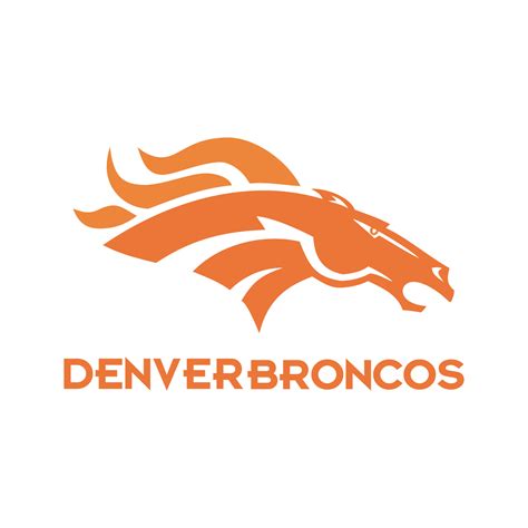 Denver broncos logo vector 26377430 Vector Art at Vecteezy