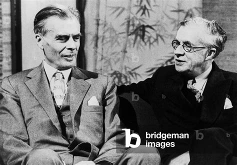 Aldous Huxley and his brother Julian Huxley on the English TV programme ...