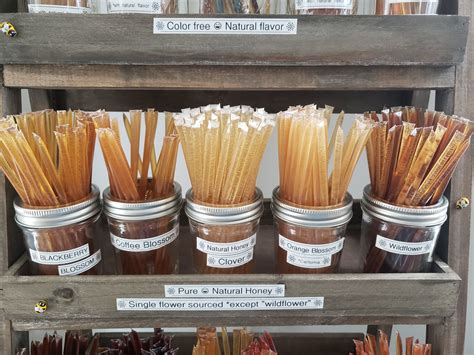 Honey Sticks Honey Straws Natural and Flavored Honey — THE NORTH BEE