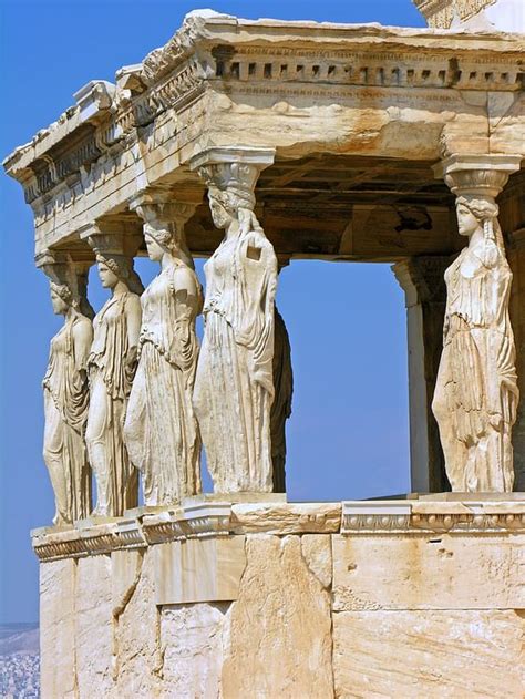 Caryatids of the Erechtheion (Illustration) - Ancient History Encyclopedia