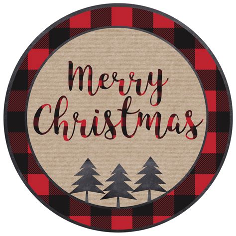 Merry Christmas Tags Printable - Paper Trail Design