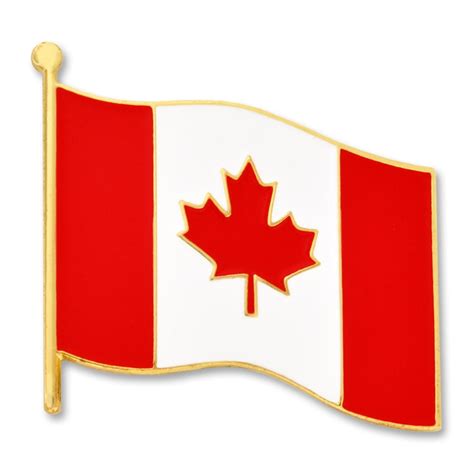 Canada Canadian World Flag Enamel Lapel Pin 3/4'' - Walmart.com