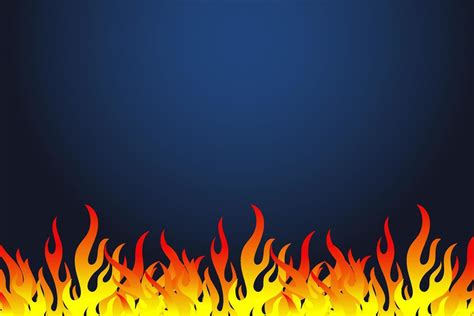 Fire background vector image illustration with fire flame illustration ...