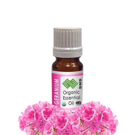 Geranium Essential Oil Organic - SMSOrganics, Pure Essential Oils ...