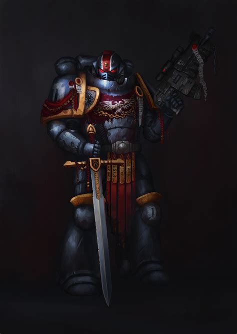 Adeptus Astartes, Veteran, Fan art to Warhammer 40,000 - Dmitry ...