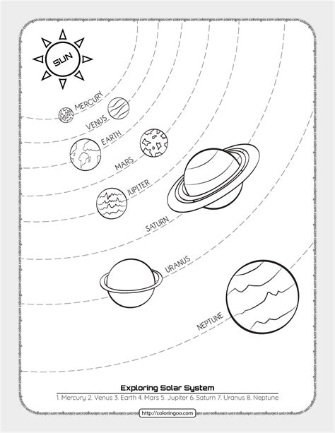 Free Printable Solar System Worksheets Web Science X Solar System X ...