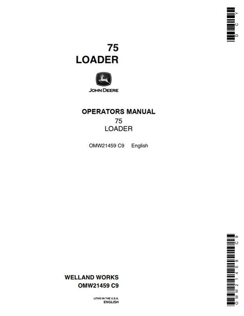 John Deere Loader 75 Operators Manual | Auto Repair Manual Forum ...