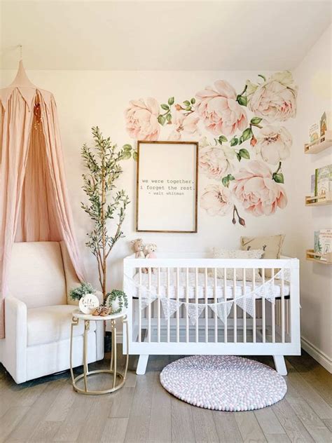 The Newest Floral Nursery Ideas You'll Love - One Sweet Nursery