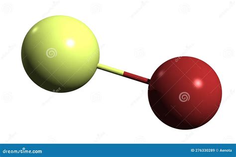 3D Image of Lithium Bromide Skeletal Formula Stock Illustration ...