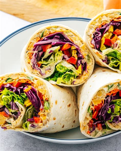 Easy Veggie Wrap – A Couple Cooks