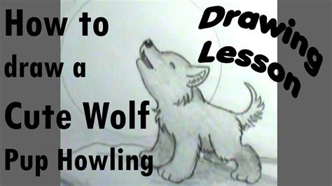 How To Draw A Wolf Pup | EASY DRAWING STEP