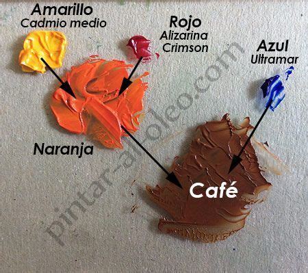 Cómo hacer color café o marrón con pintura | Pintar al óleo | Hacer ...