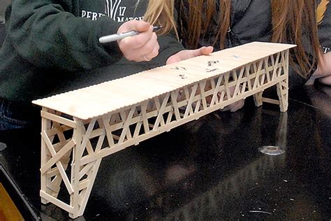 Port Angeles High School students win awards for popsicle-stick bridges ...