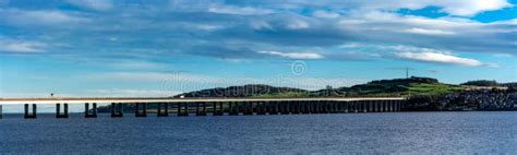 Road Bridge Across the River Tay in the UK Stock Image - Image of ...