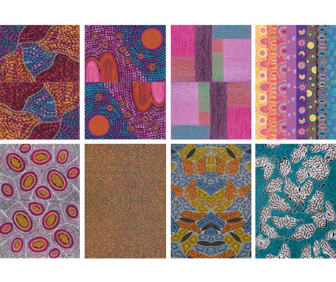 Pattern Paper A4 40s – Contemporary Australian Indigenous - ZartArt ...