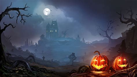 1920x1080 Horror Pumpkins Halloween 4k Laptop Full HD 1080P ,HD 4k ...