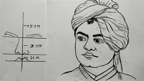 swami vivekananda drawing for beginners step by step,very easy pencil ...