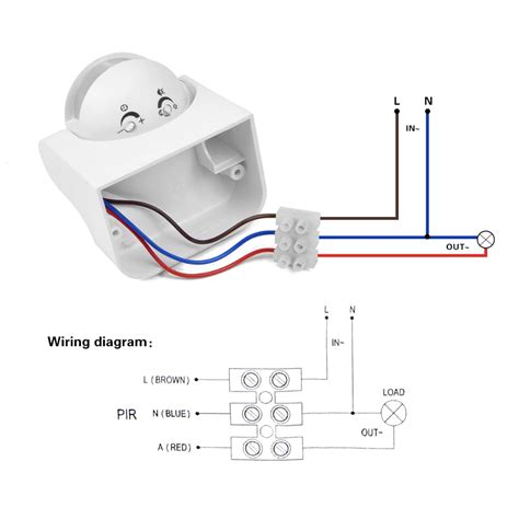 How To Wire Pir Sensor Diagrams 12v Motion Sensor Wiring Dia