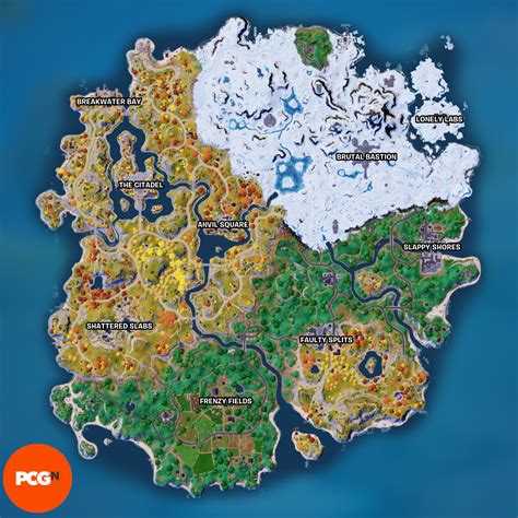 Fortnite Chapter 4 Season 1 map – how to find hotspots – Mind-Blowing Games