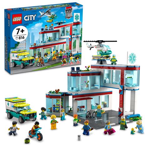 Buy LEGO City Hospital Building Set 60330 with Toy Ambulance, Rescue ...