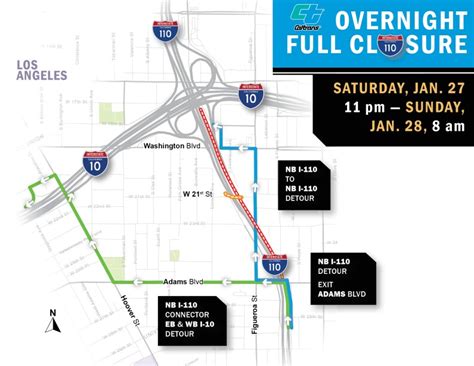 110 Freeway Closures