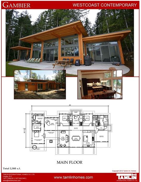 Contemporary Designs | Tamlin Timber Frame Homes | Prefab homes, Modern ...