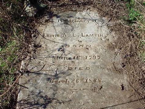 Lamkin Cemetery Headstones, Gonzales County, Texas