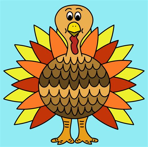 Turkey Drawing Pictures Kids | Free download on ClipArtMag