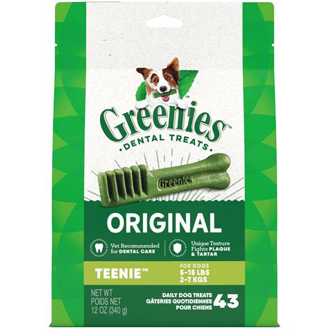 Greenies Original Teenie Natural Dog Dental Care Chews Oral Health Dog ...