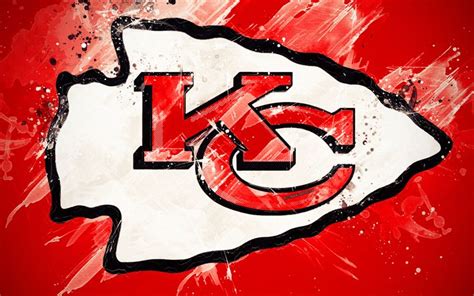 Download wallpapers Kansas City Chiefs, 4k, logo, grunge art, American ...