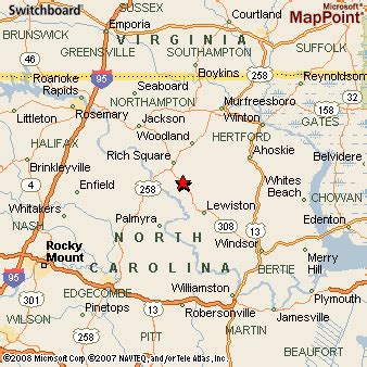 Roxobel, North Carolina Area Map & More