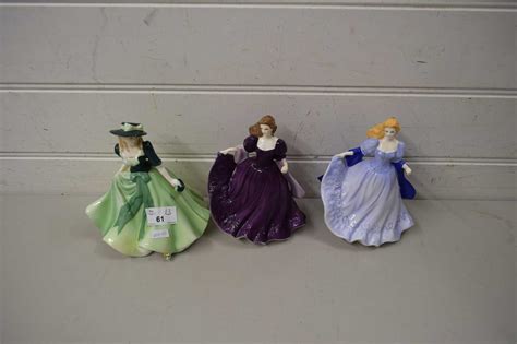 Lot 61 - THREE MODERN ROYAL WORCESTER FIGURINES